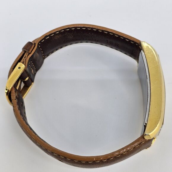 VTG Hamilton Women's Watch 22MM Gray Dial Brown Leather Bands New Battery - Picture 13 of 16